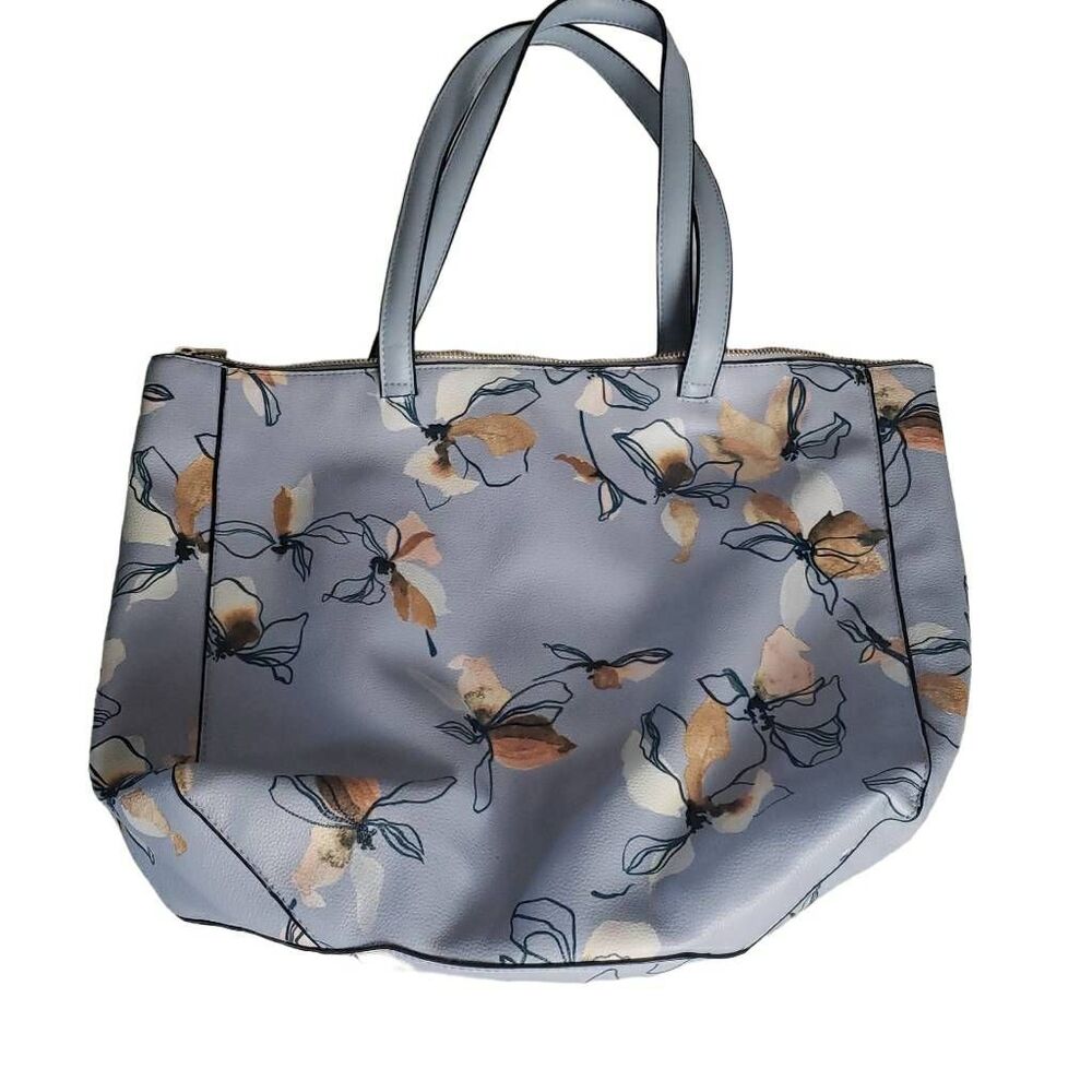 A New Day Floral Light‎ Blue Bag